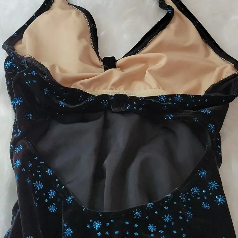 MOTIONWEAR Blue and‎ Black Srarburst Girl's Costume